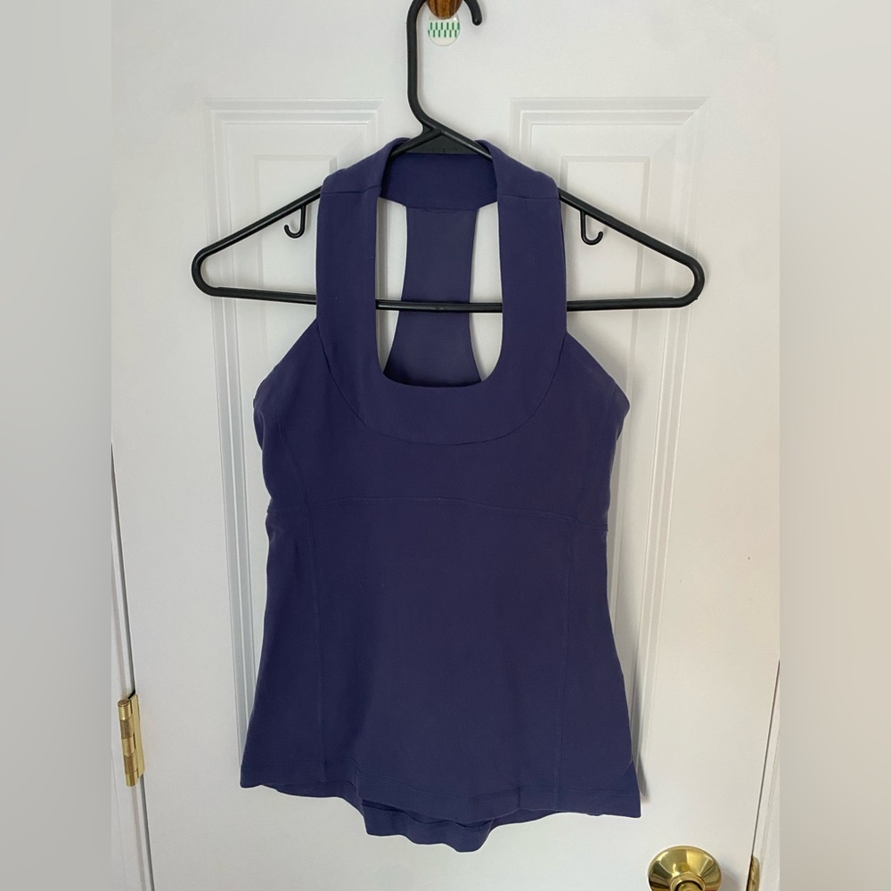 Lululemon Racer Back Navy Blue Tank Top